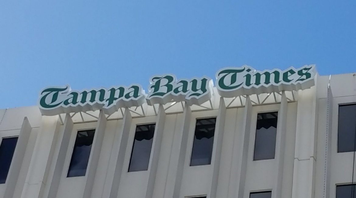 Tampa Bay Times Creative Sign Designs