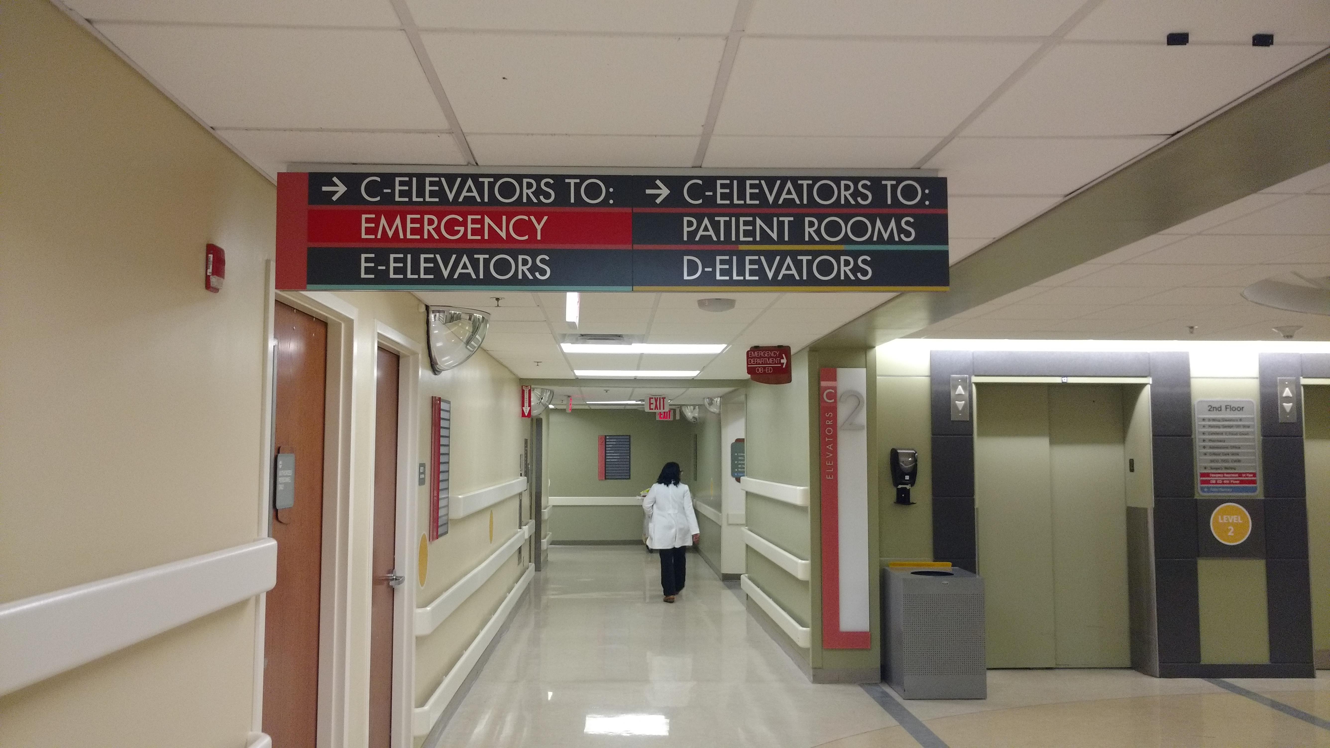 Hospital Wayfinding Creative Sign Designs