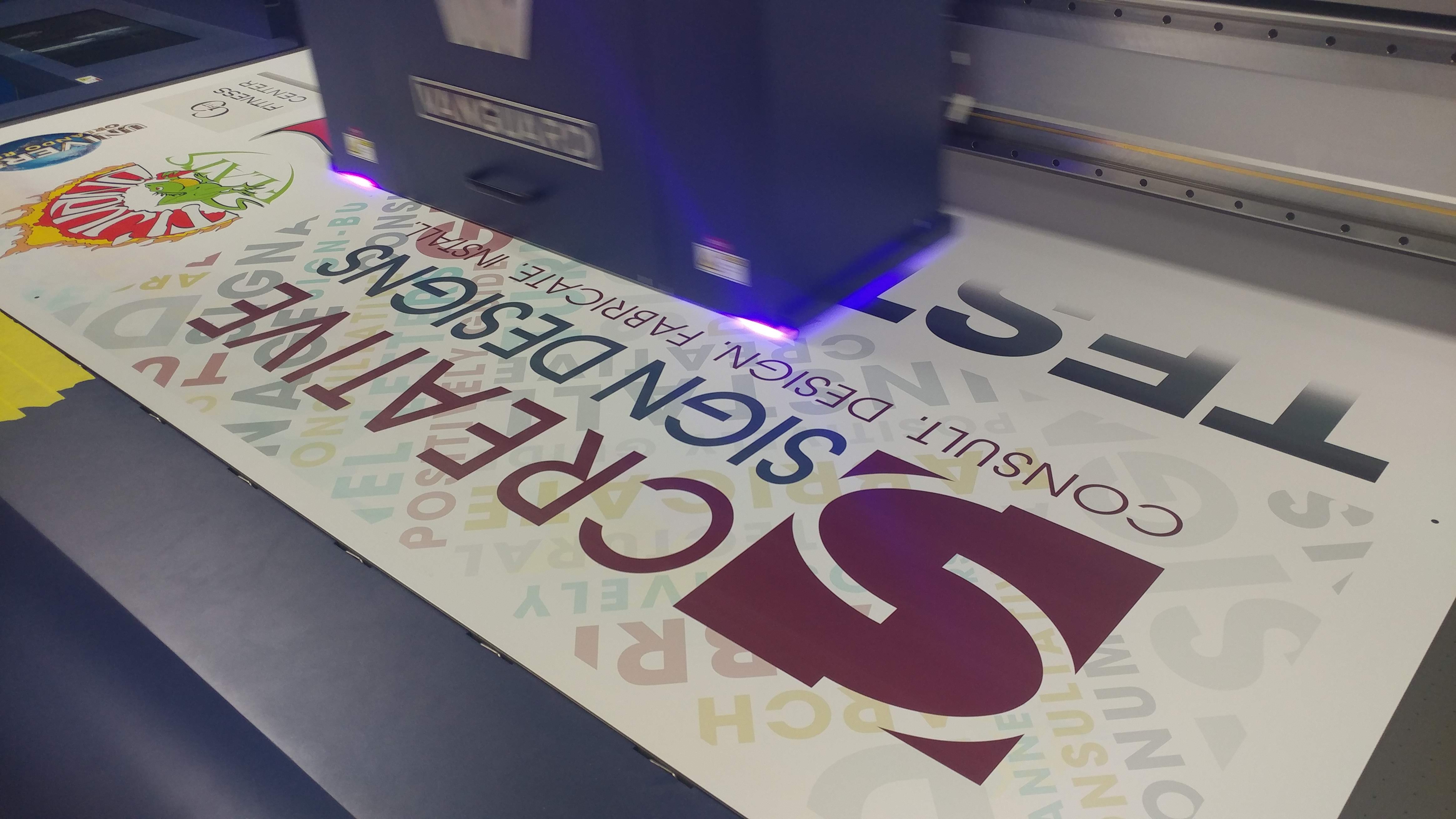 The Advantages of Flatbed Printer | Creative Sign Designs