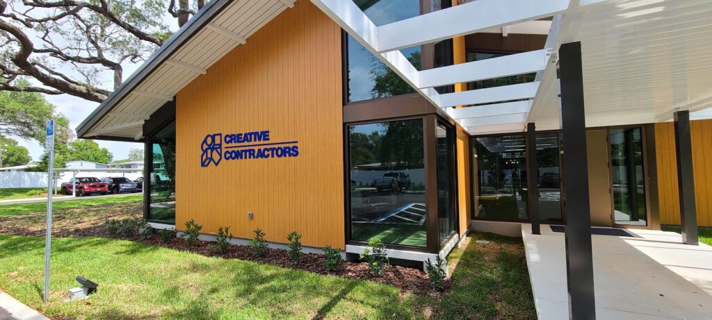 Creative Contractors Corporate Office | Creative Sign Designs