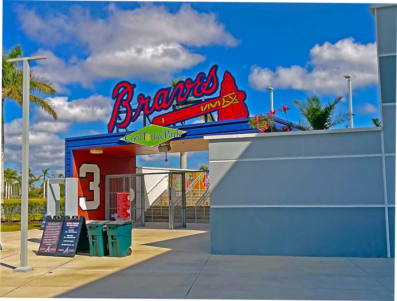 Atlanta Braves Spring Training Stadium Signage